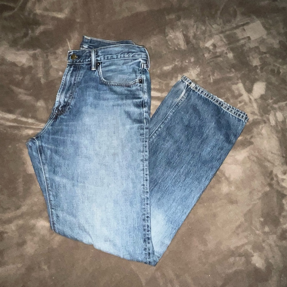 GAP 1969 Men's Straight Jeans - Blue 100% Cotton Denim size 34 X 34